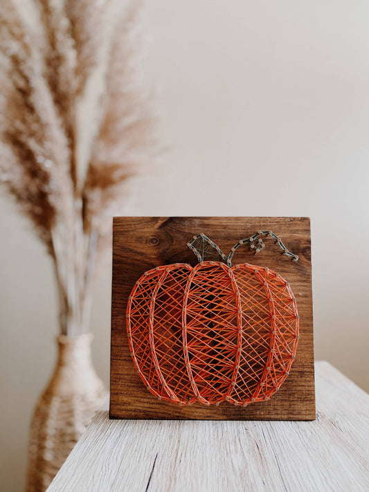 Pumpkin DIY String Art Kit