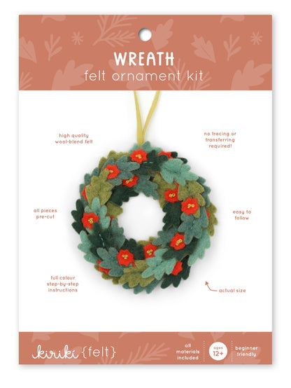 Wreath - Felt Ornament Kit