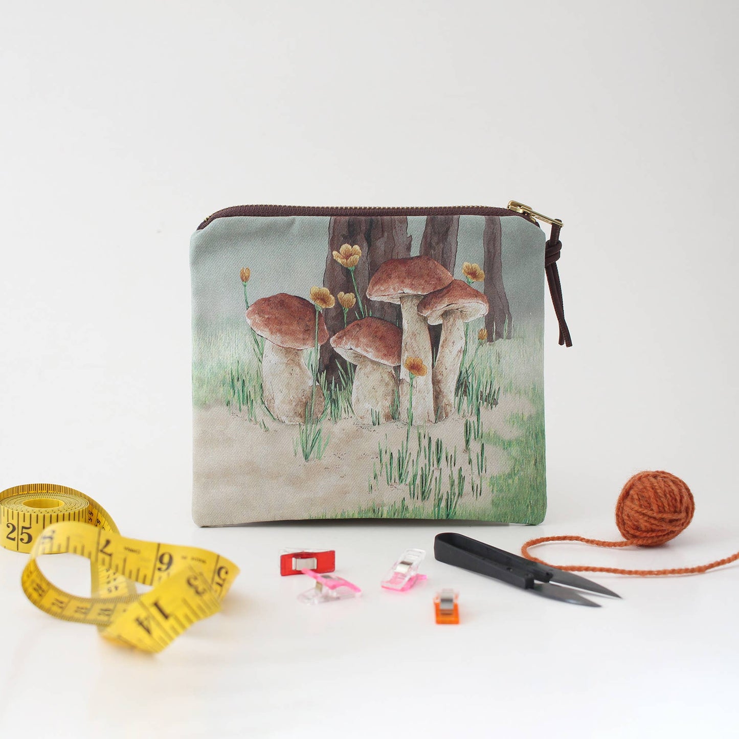 Henry the Frog | Zipper Pouch | Cosmetic Bag