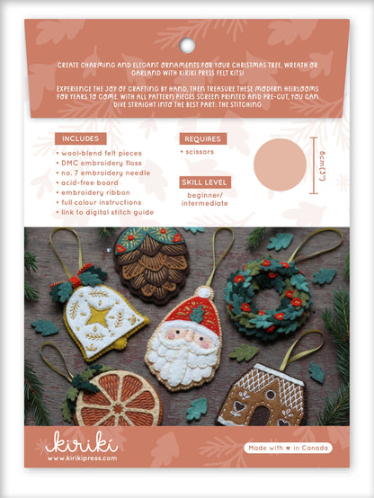 Dried Orange - Felt Ornament Kit