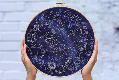 Star Map | 11" Hoop Kit | Embroidery