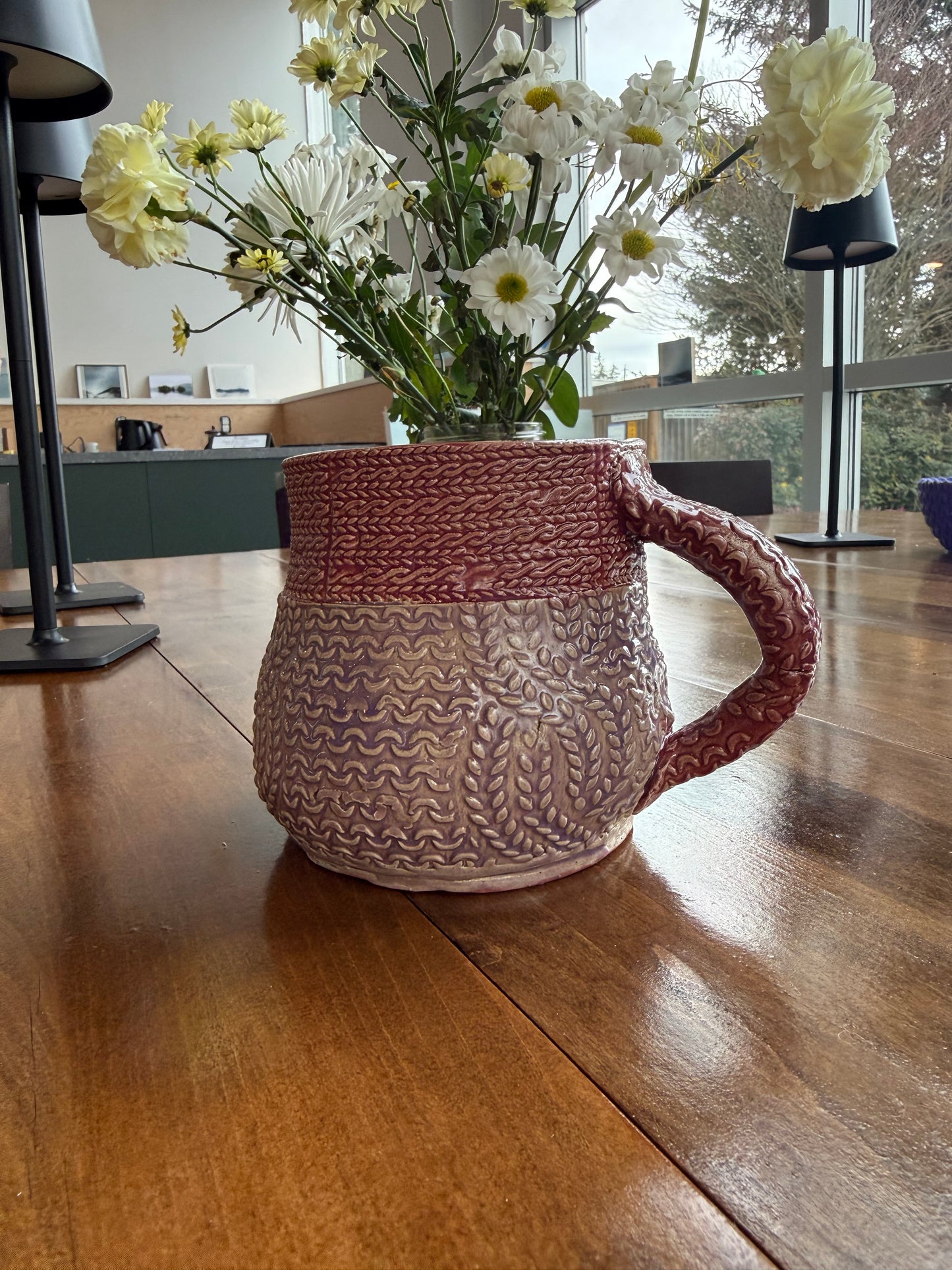 Slouchy Sweater Texture Mug