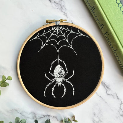 Orb Weaver Embroidery Kit