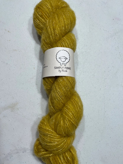 100g Naturally Fluffy | Fingering | Non-Superwash Baby Alpaca, Merino, Pima Cotton