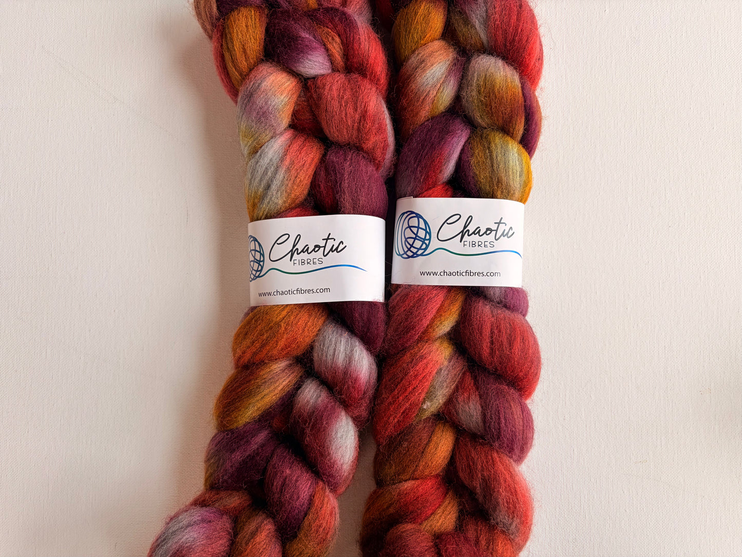 Autumn Roving | Hand Dyed |23m Merino