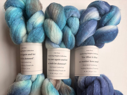 Targhee Tussah Bamboo | Combed Top Fibre