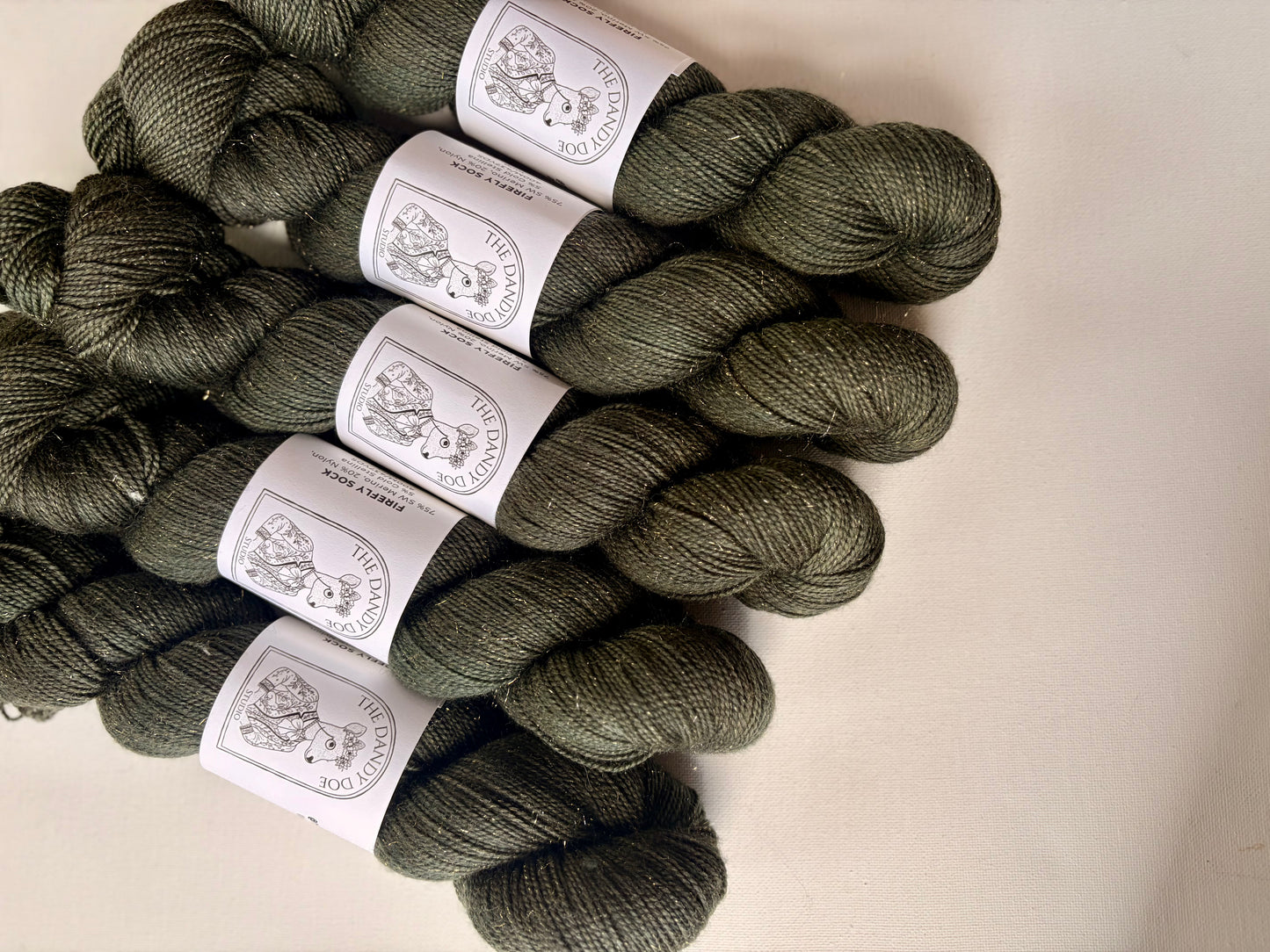 Firefly Sock | Fingering | SW Merino, Nylon, Stellina