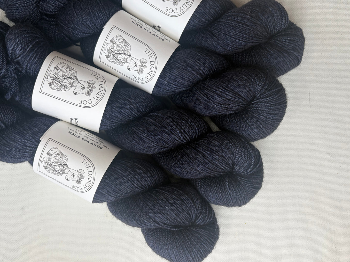 Silky Yak Sock | Fingering | SW Merino, Yak, Mulberry Silk