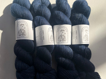 Firefly Sock | Fingering | SW Merino, Nylon, Stellina