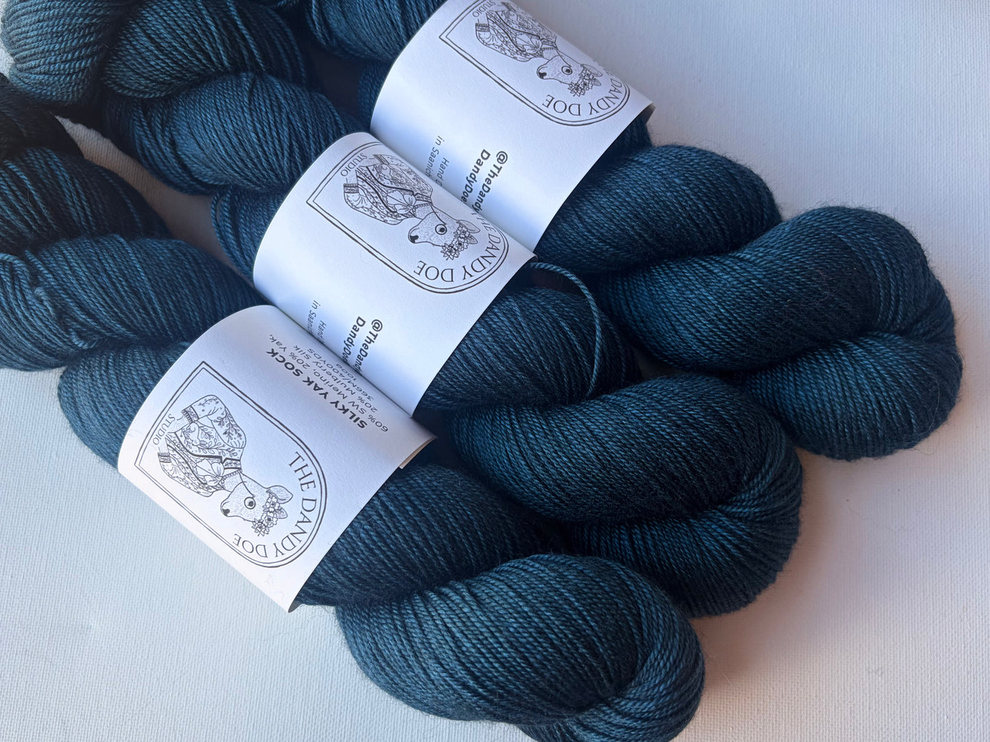 Silky Yak Sock | Fingering | SW Merino, Yak, Mulberry Silk