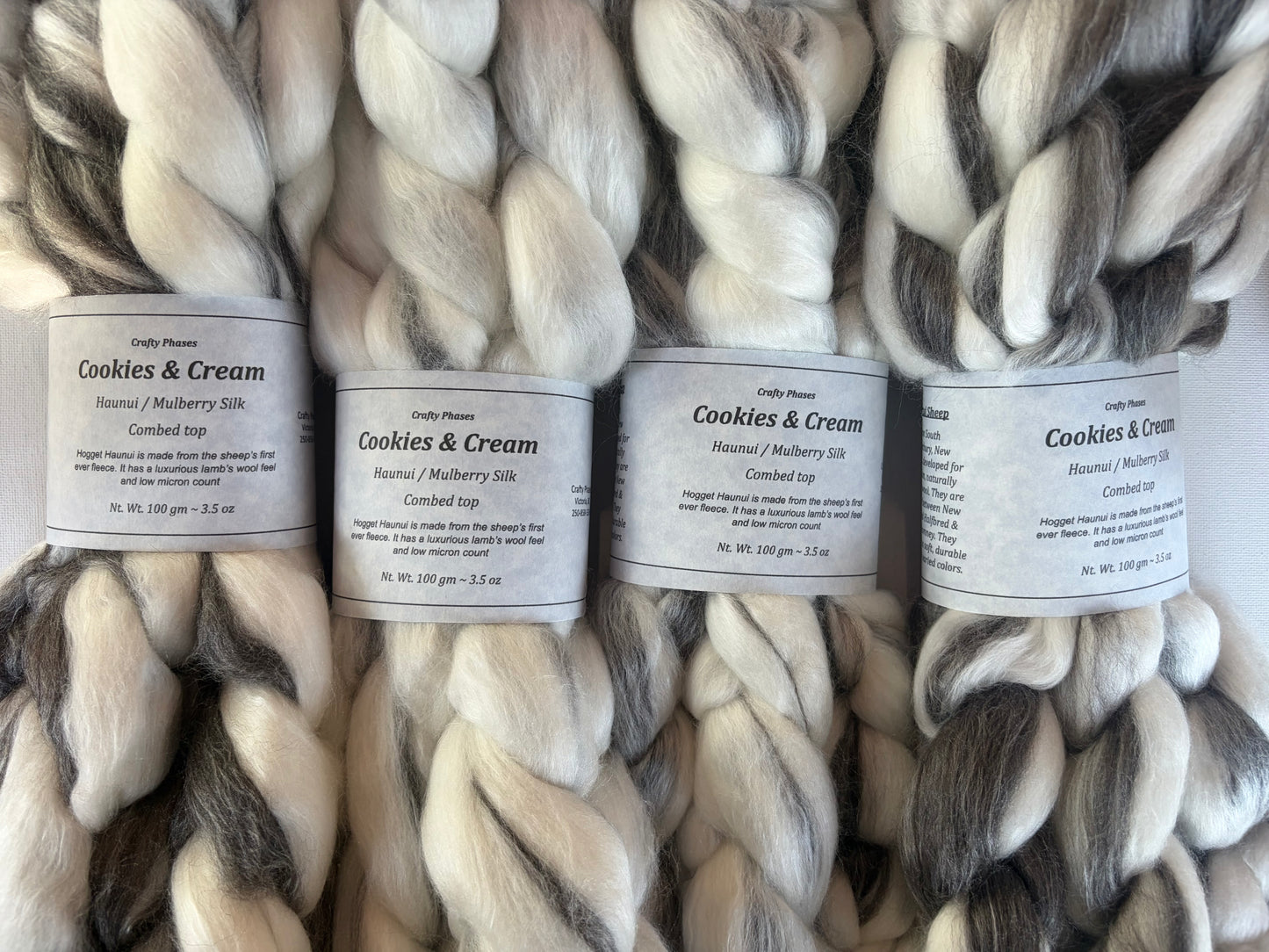 Hogget Haunui, Mulberry | 18.6 micron combed top