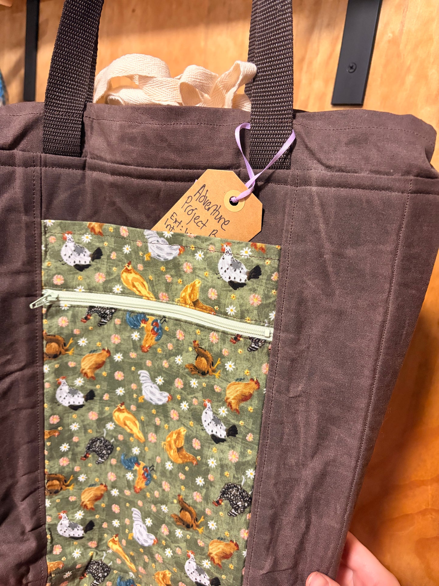 Adventure Project Bag | Waxed Canvas, Organic Cotton
