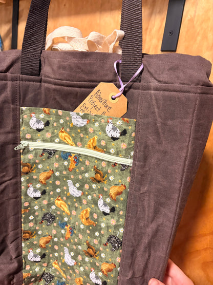 Adventure Project Bag | Waxed Canvas, Organic Cotton