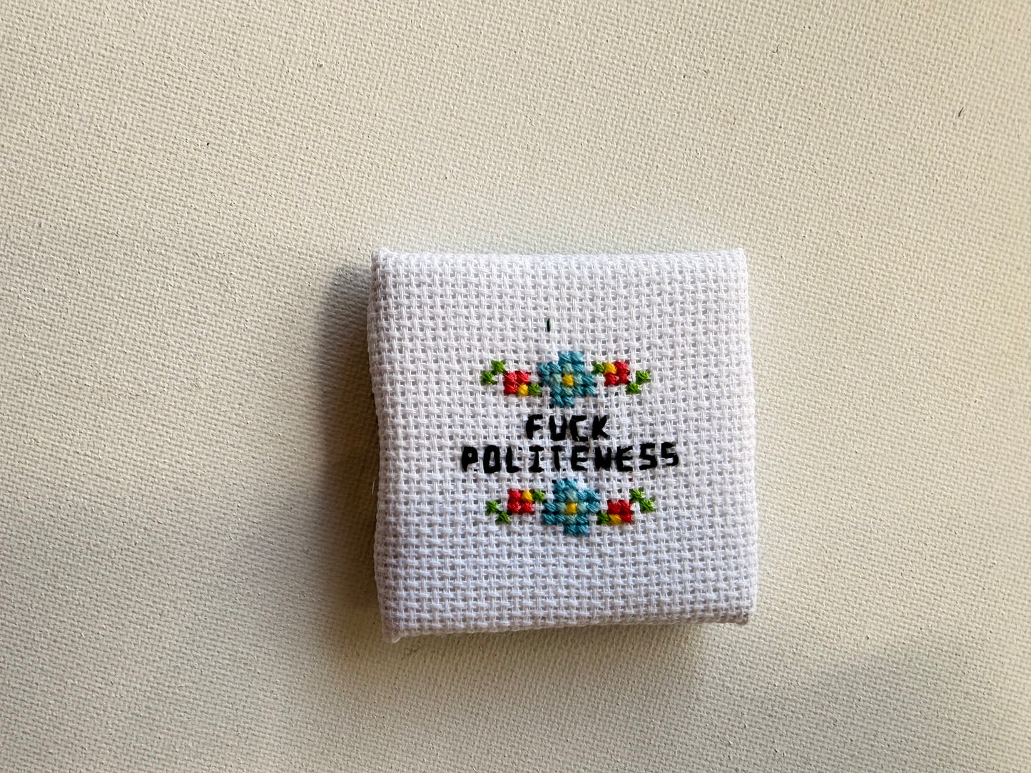 Cross Stitch Art Magnet | 2”