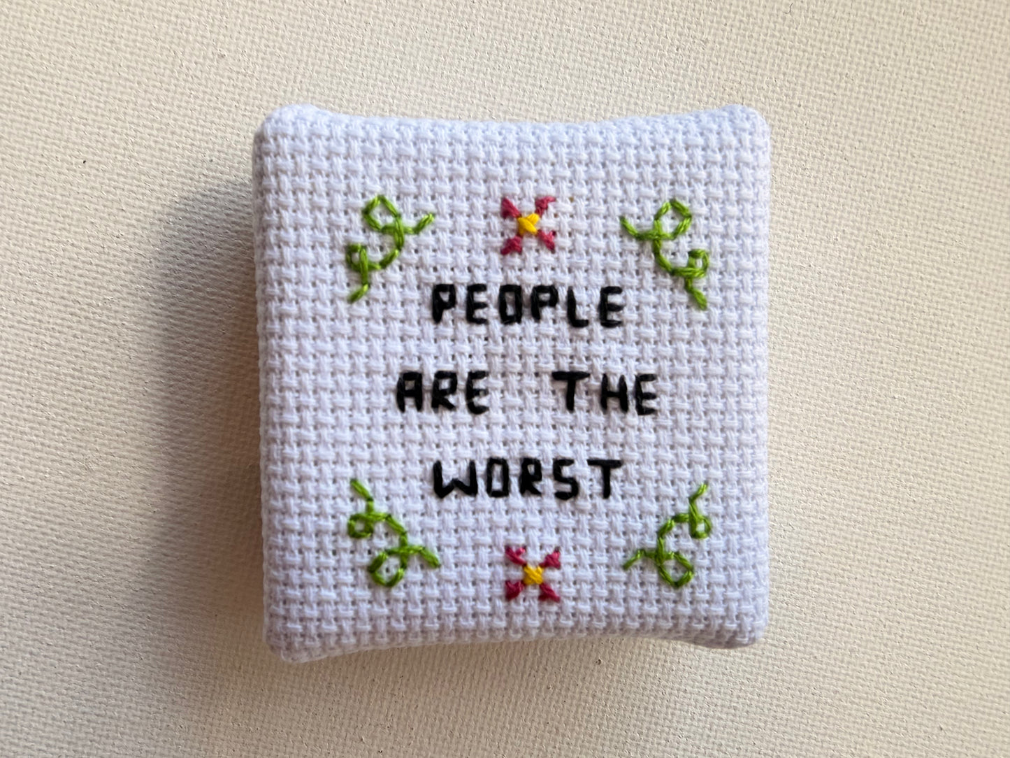 Cross Stitch Art Magnet | 2”