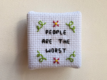 Cross Stitch Art Magnet | 2”