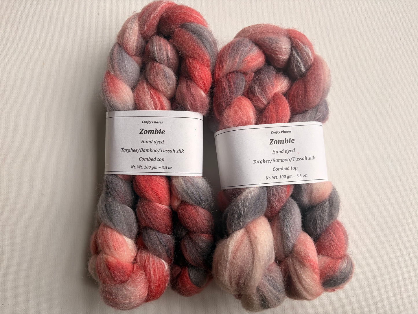 Targhee Tussah Bamboo | Combed Top Fibre