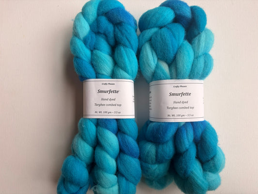 Targhee Braid | Hand Dyed Comb Top