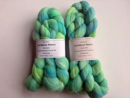 Targhee Tussah Bamboo | Combed Top Fibre
