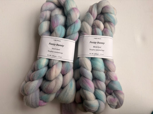 Targhee Braid | Hand Dyed Comb Top