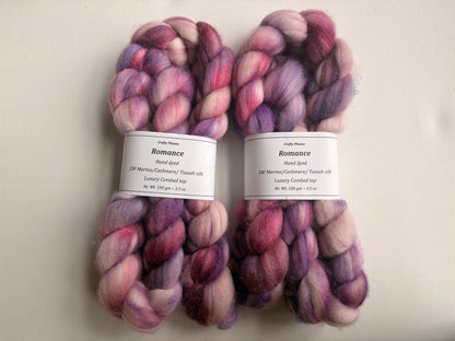 SW Merino, Cashmere, Tussah | Hand Dyed Luxury Top