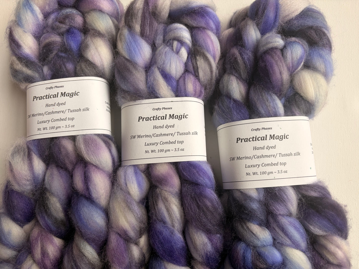 SW Merino, Cashmere, Tussah | Hand Dyed Luxury Top