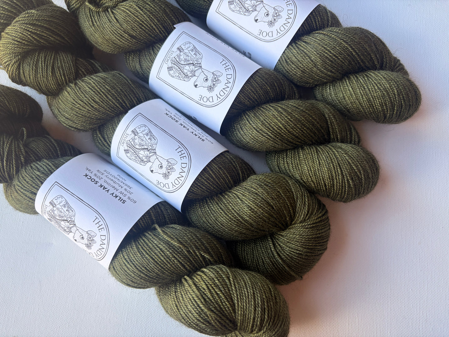Silky Yak Sock | Fingering | SW Merino, Yak, Mulberry Silk
