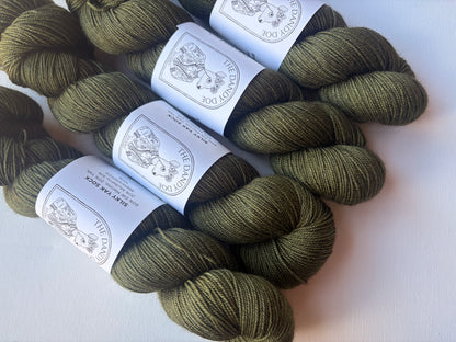 Silky Yak Sock | Fingering | SW Merino, Yak, Mulberry Silk
