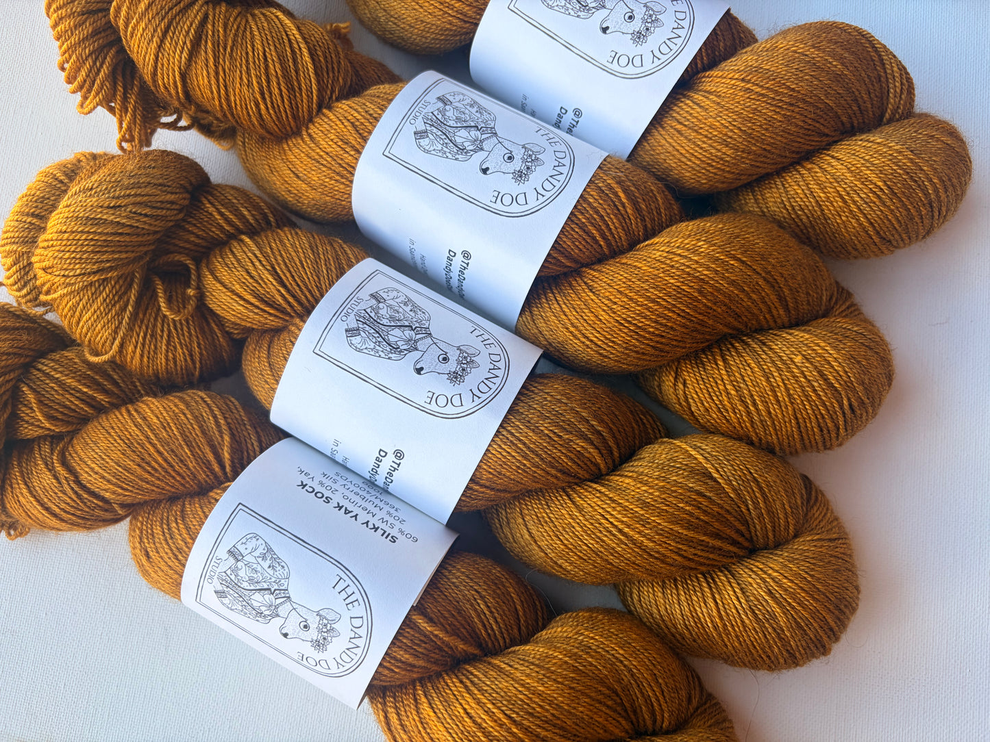 Silky Yak Sock | Fingering | SW Merino, Yak, Mulberry Silk