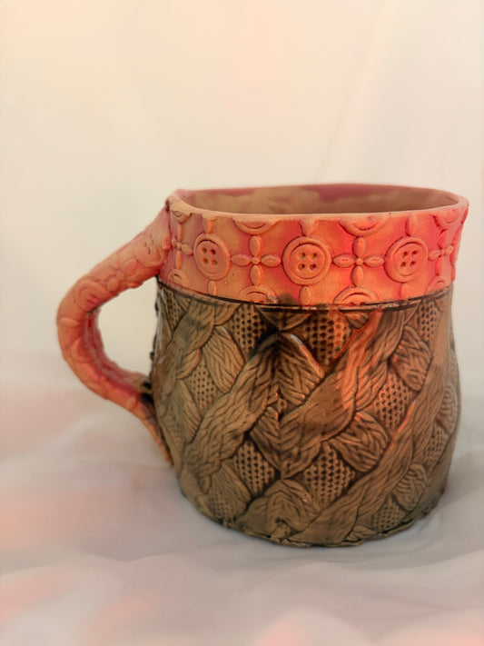 Button and Cable Mugs