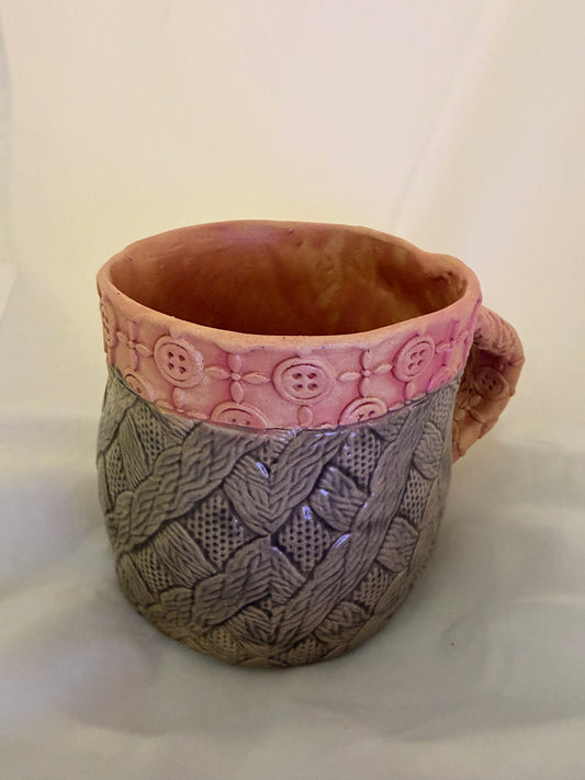 Button and Cable Mugs