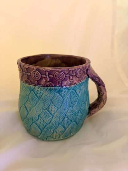 Button and Cable Mugs