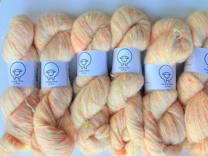 Neon Neps | Fingering | Merino, Alpaca, Donegal, Linen