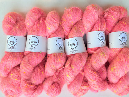 Neon Neps | Fingering | Merino, Alpaca, Donegal, Linen