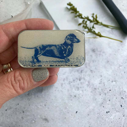 Dachshund Notions| Notions Tin