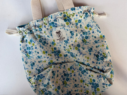 Blue Floral Project Bag