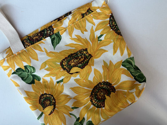 Sunflower Project Bag