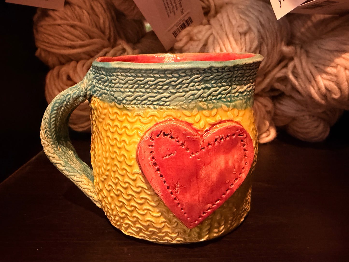 Slouchy Sweater Texture Mug