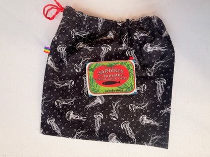 Mini Drawstring Bags | Sardine Theme