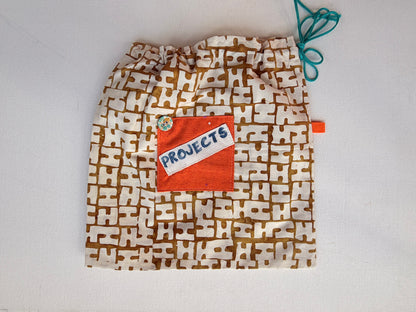 Mini Drawstring Bags | Sardine Theme