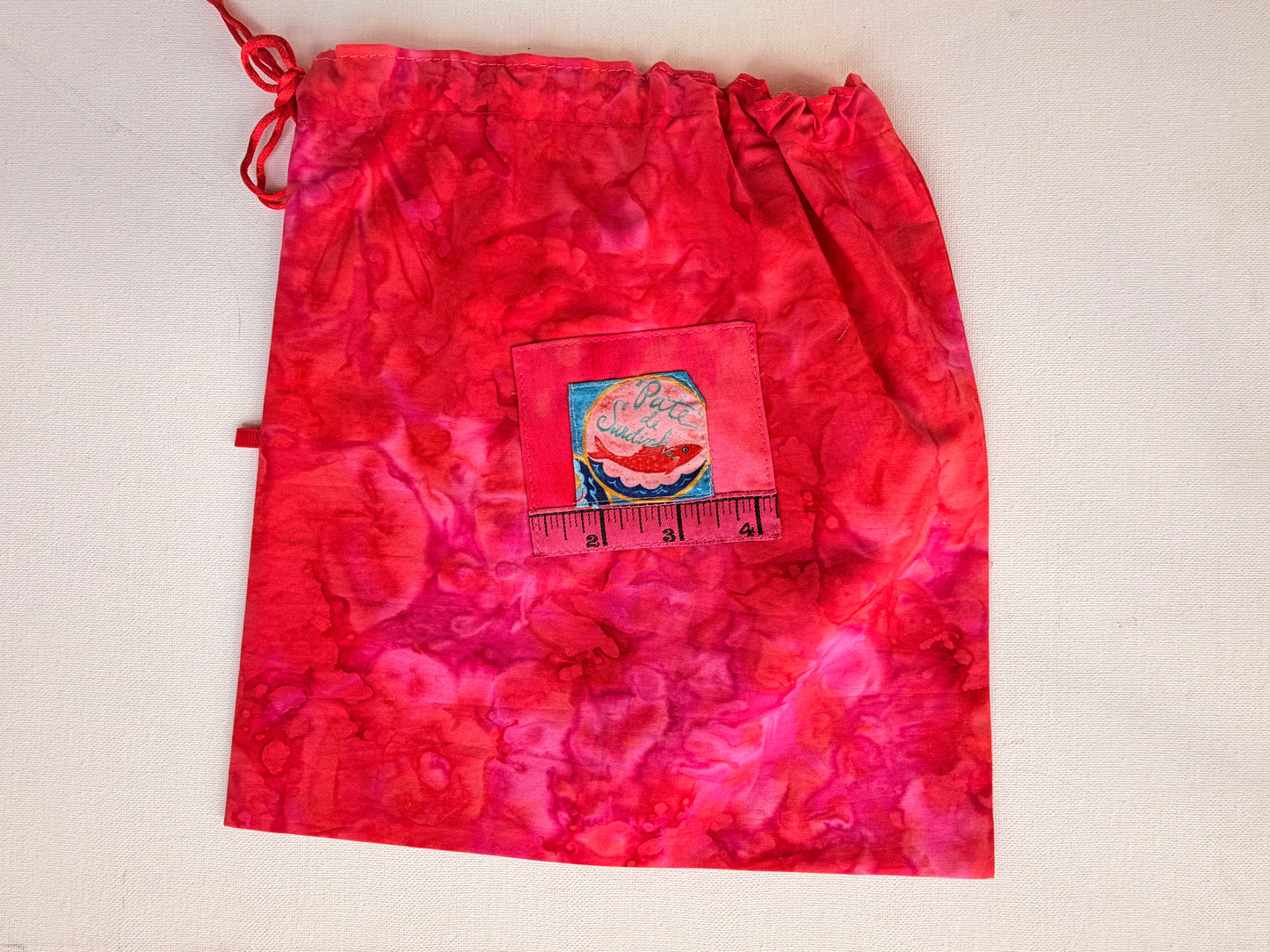 Mini Drawstring Bags | Sardine Theme