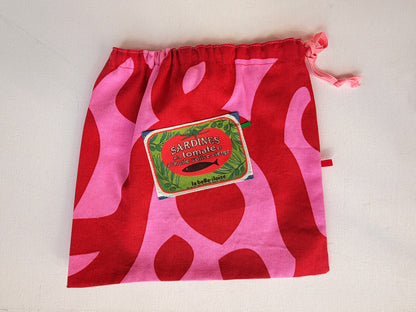 Mini Drawstring Bags | Sardine Theme