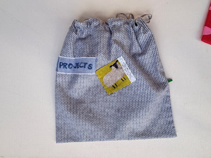 Mini Drawstring Bags | Sardine Theme