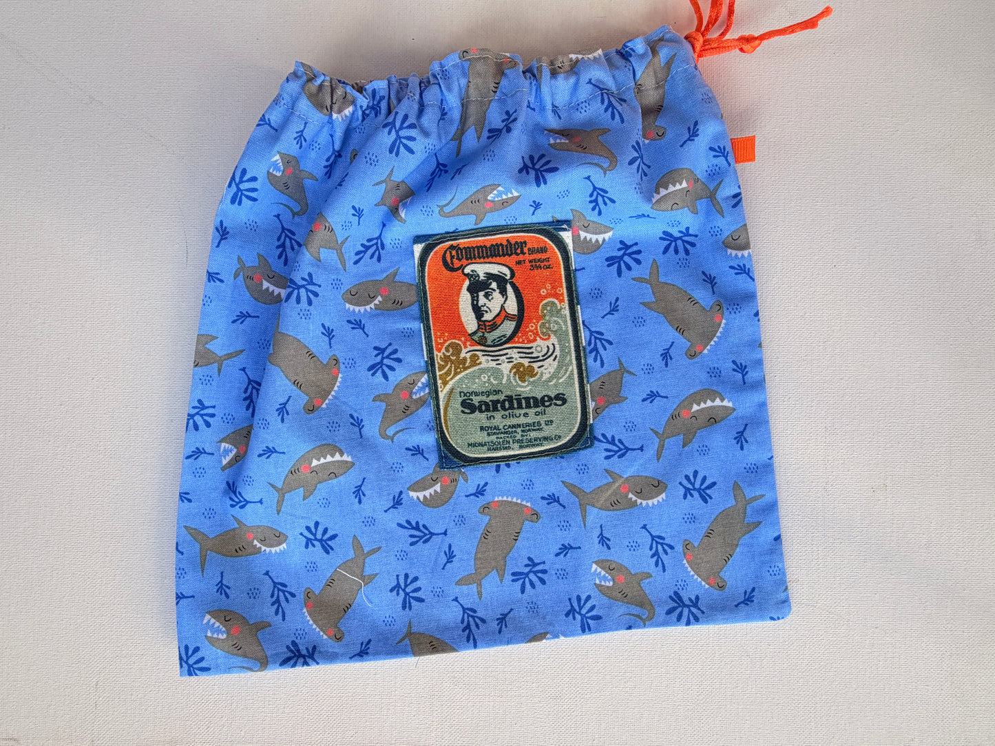 Mini Drawstring Bags | Sardine Theme