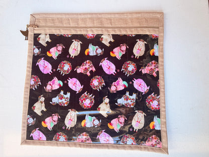 Clear Front Zippered Bag