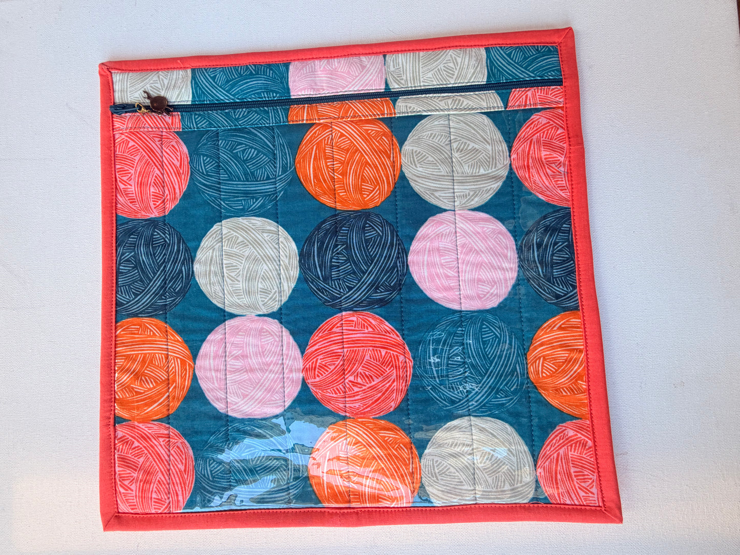 Clear Front Zippered Bag