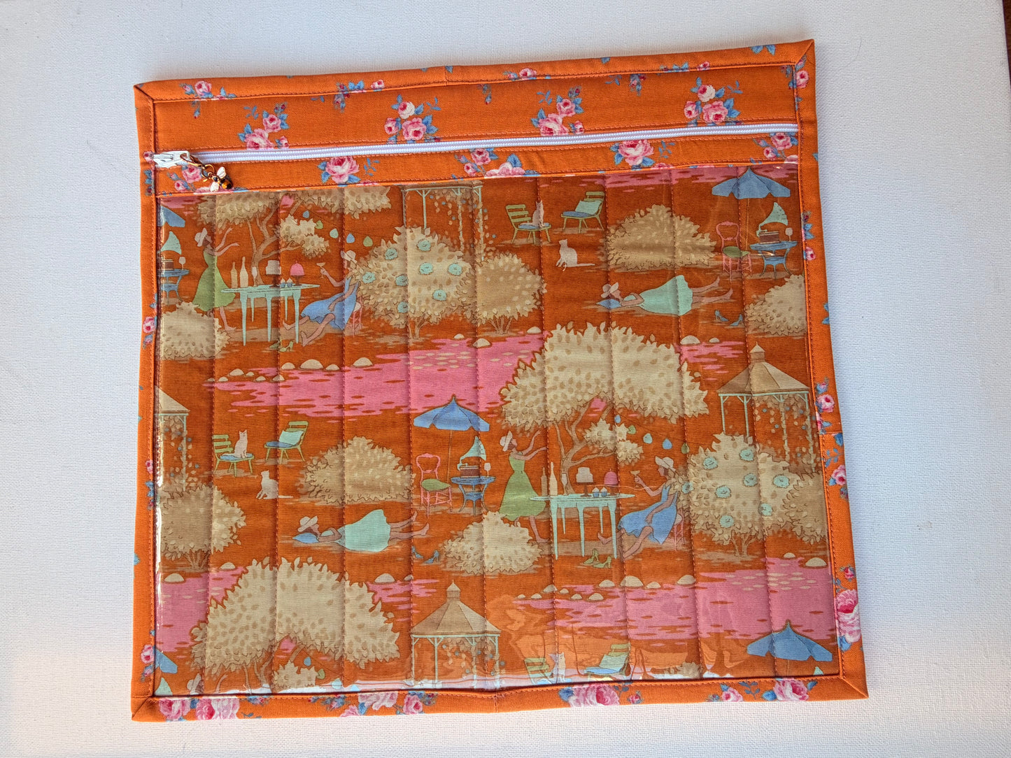 Clear Front Zippered Bag
