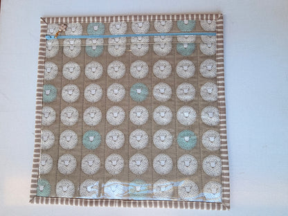Clear Front Zippered Bag