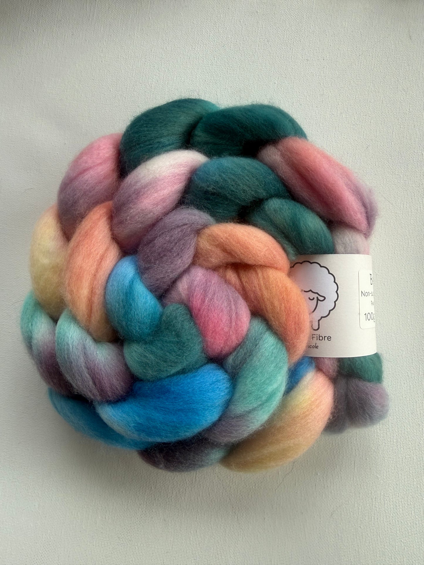 Non-Superwash Haunui | Pearl | Braid | 100g