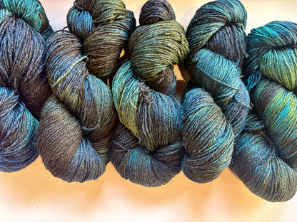All that Glitters | Fingering | SW Merino, Gold Stellina